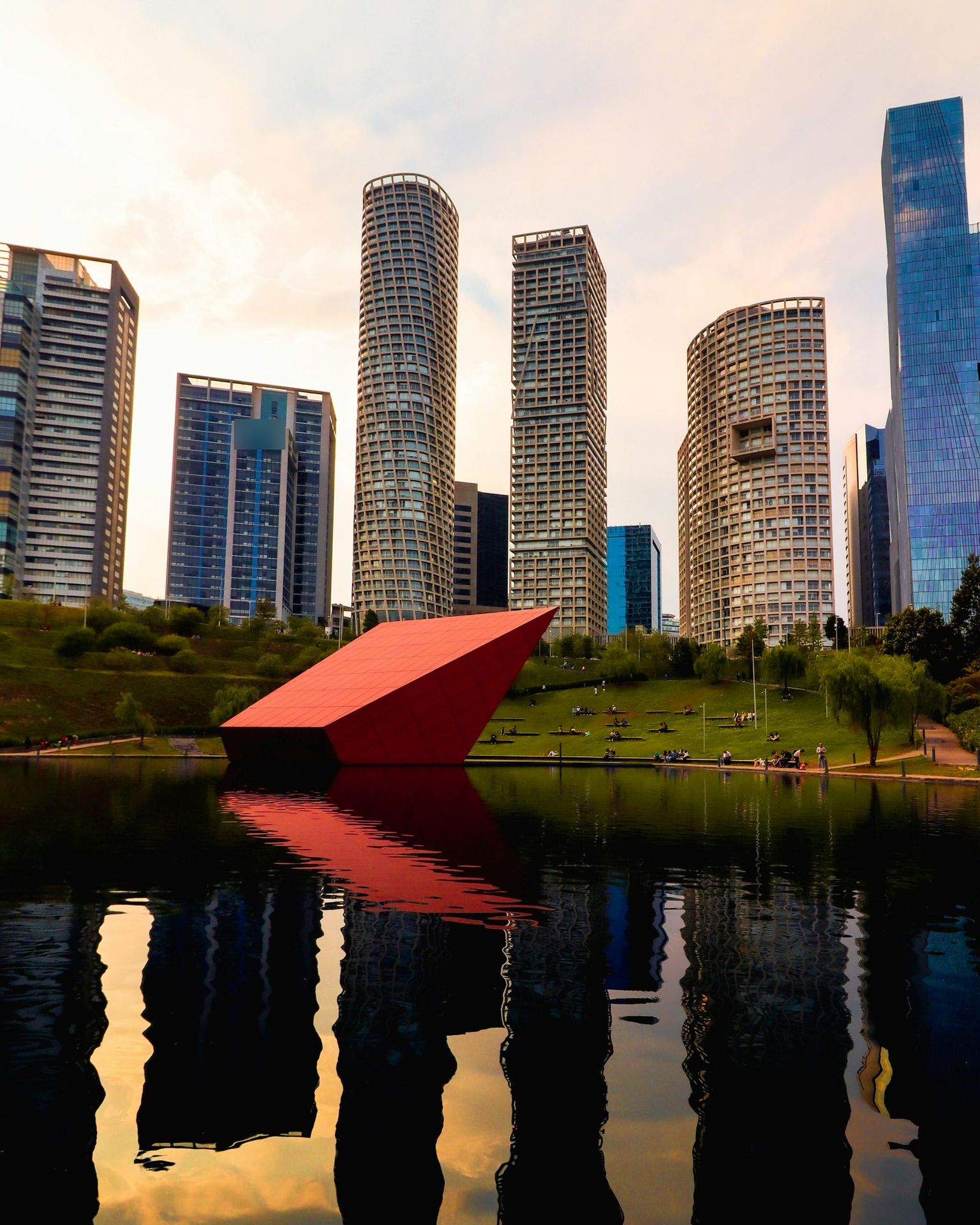Torres de oficinas en Santa Fe, Ciudad de México